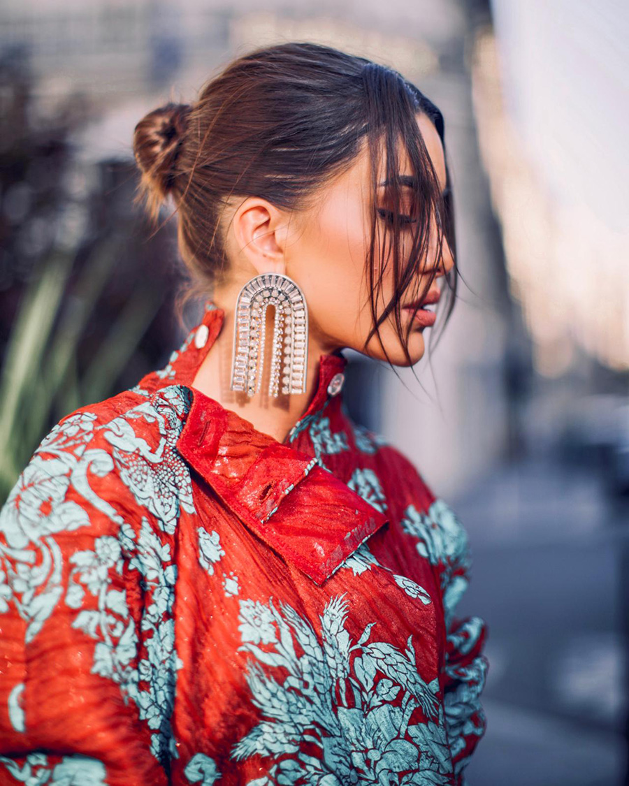 Look- DESFILE ACNE (Paris Haute Couture) camila coelho