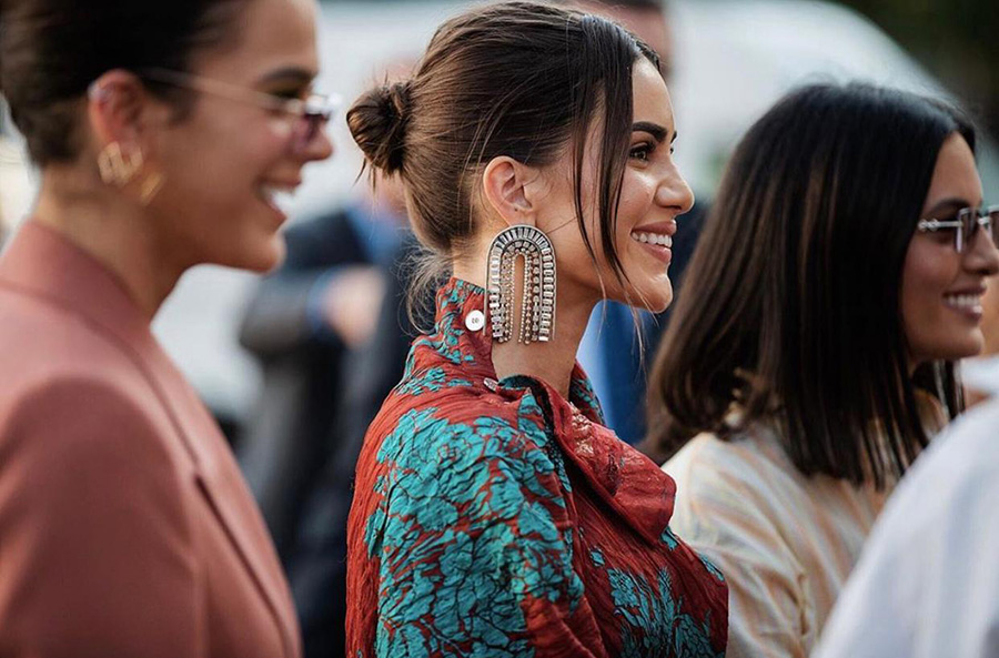 Look- DESFILE ACNE (Paris Haute Couture) camila coelho