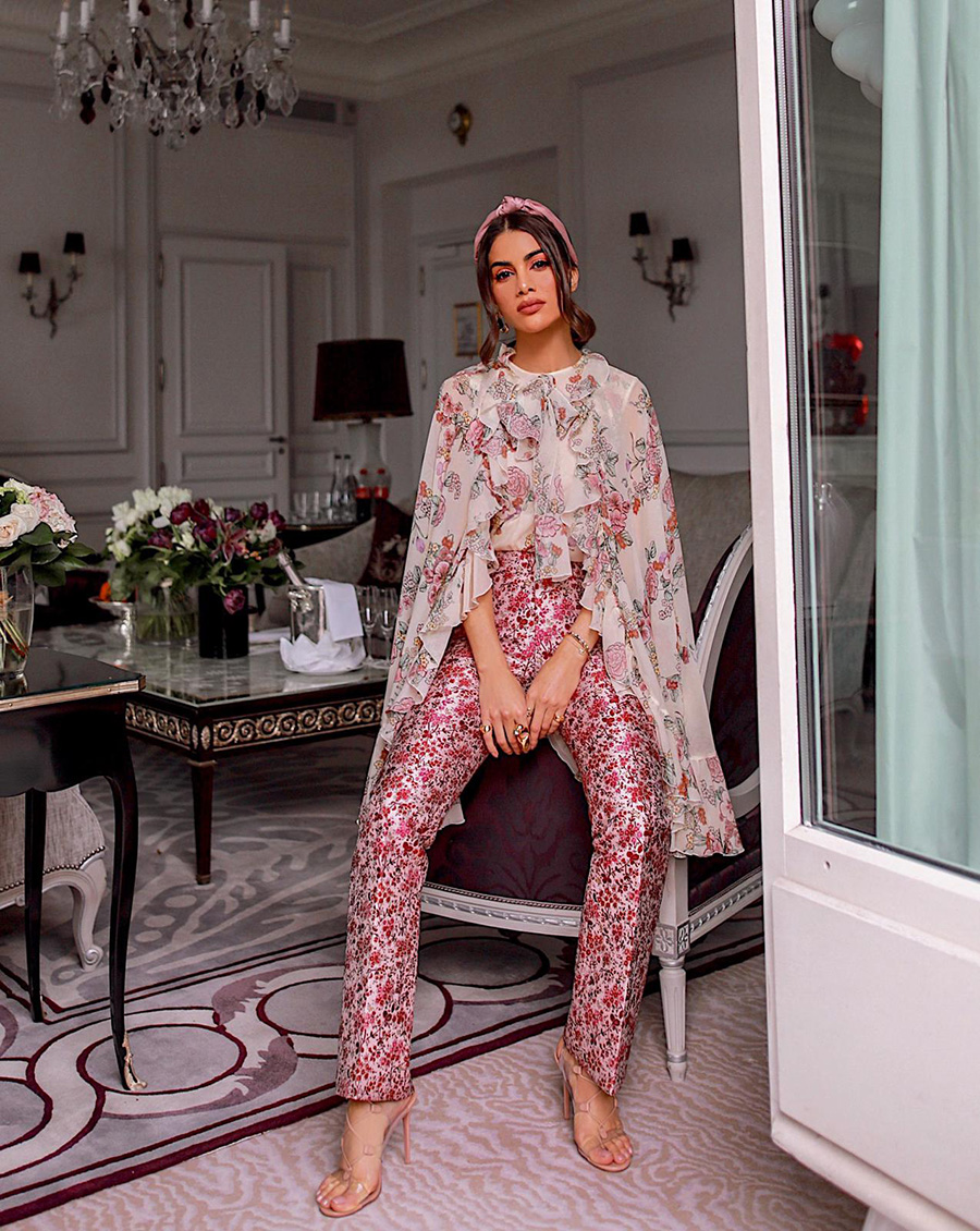 Look do Dia- Floral para o Desfile de Giambatista Valli camila coelho