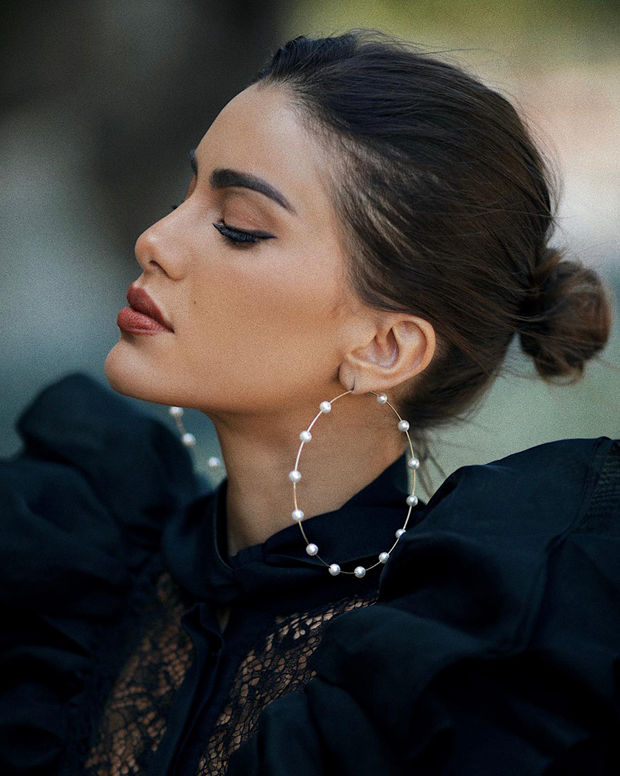 Look- Preto total pra Elie Saab camila coelho